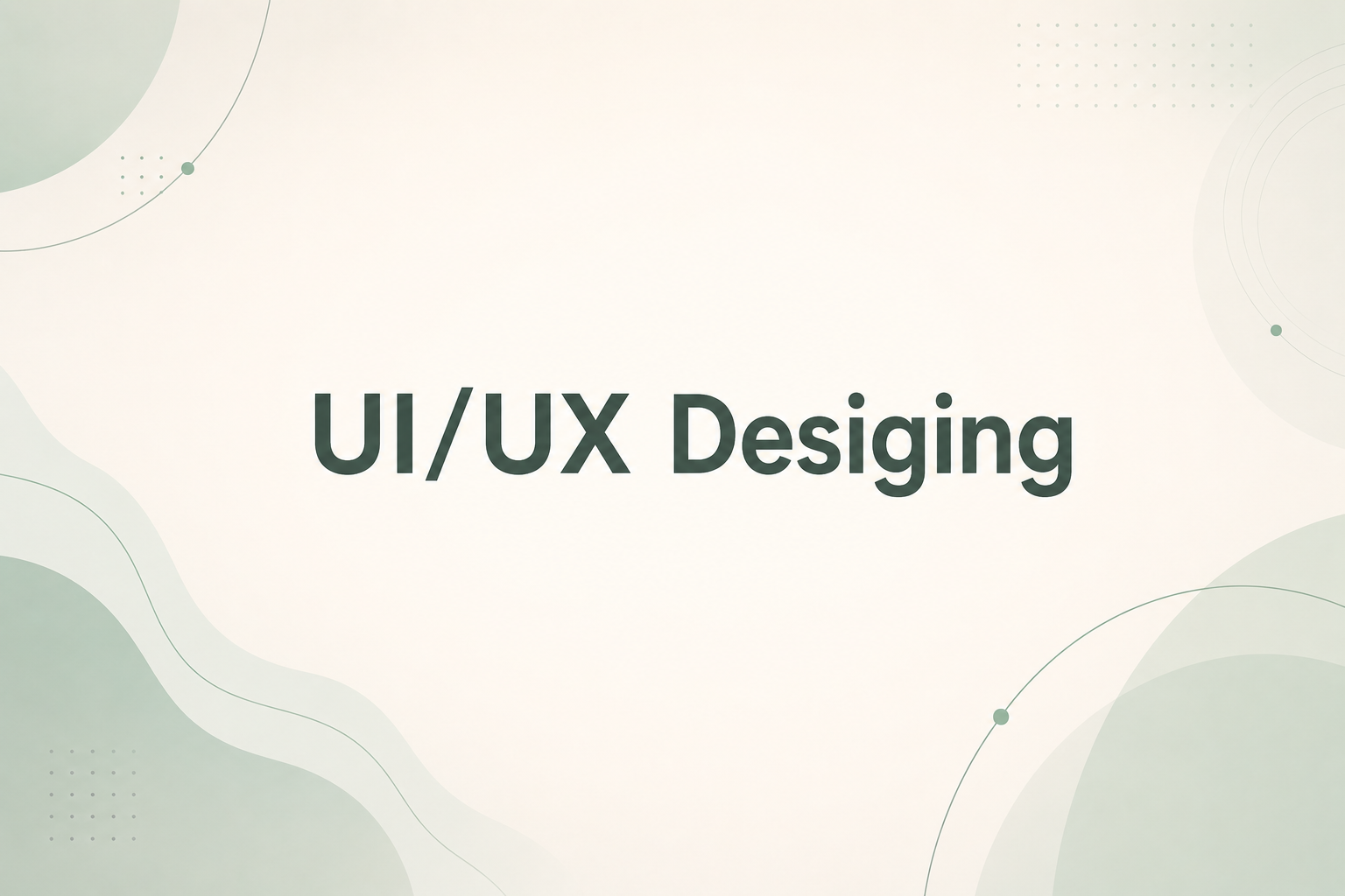 UI/UX Design