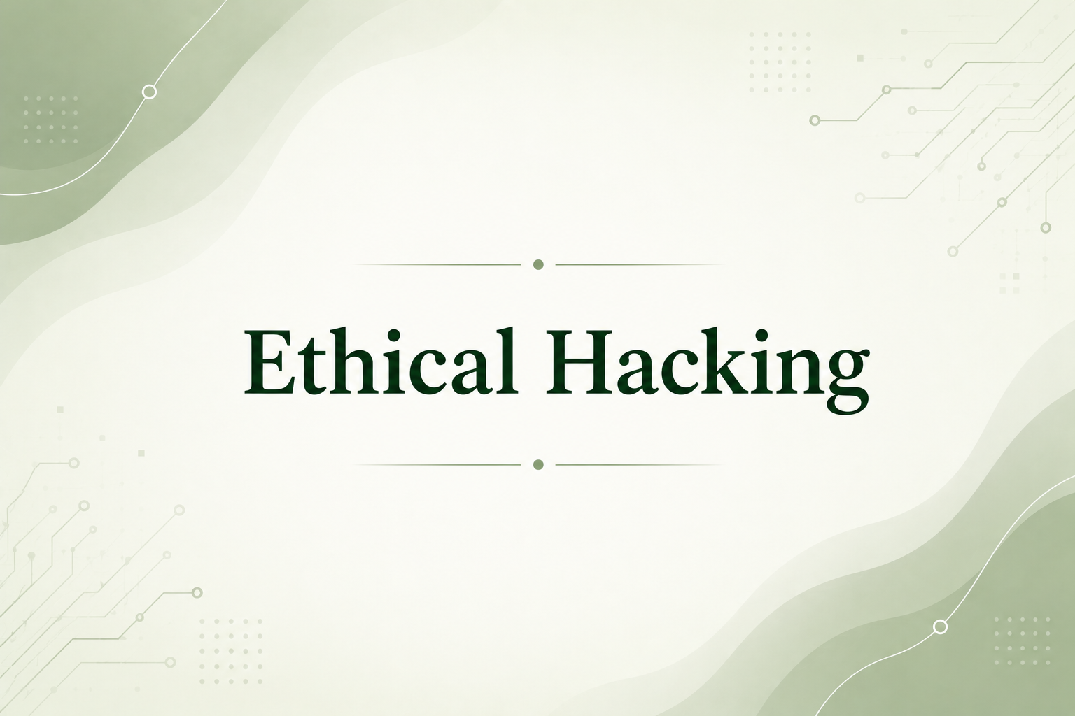 Ethical Hacking & Cyber Security