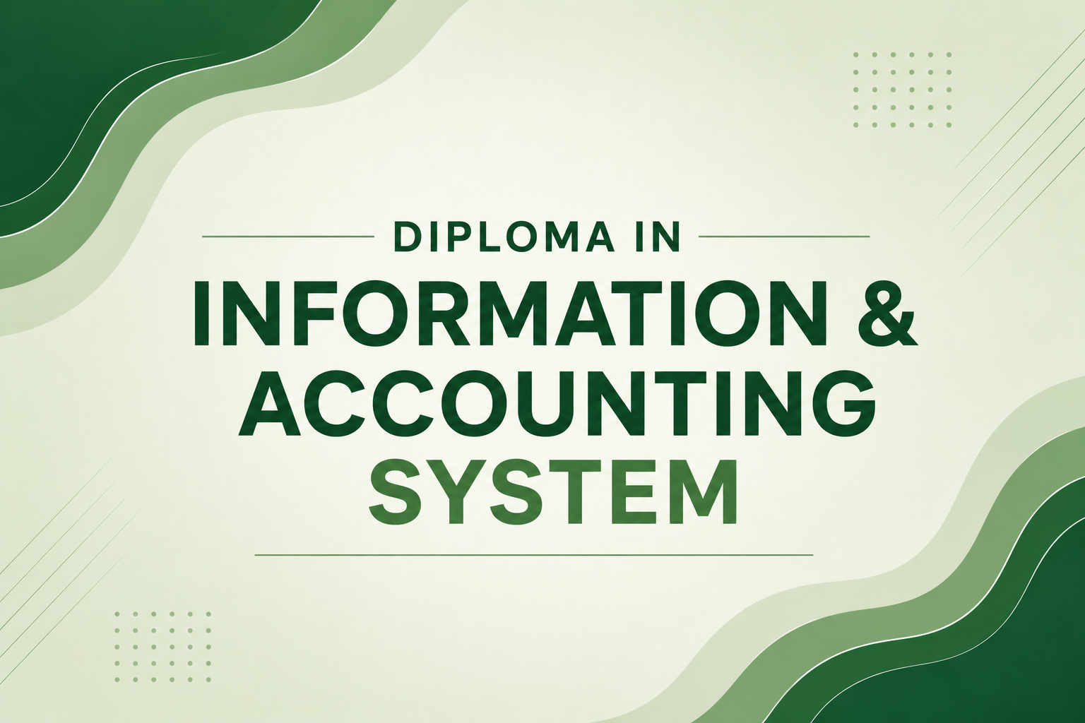 Diploma in Information & Accounting System